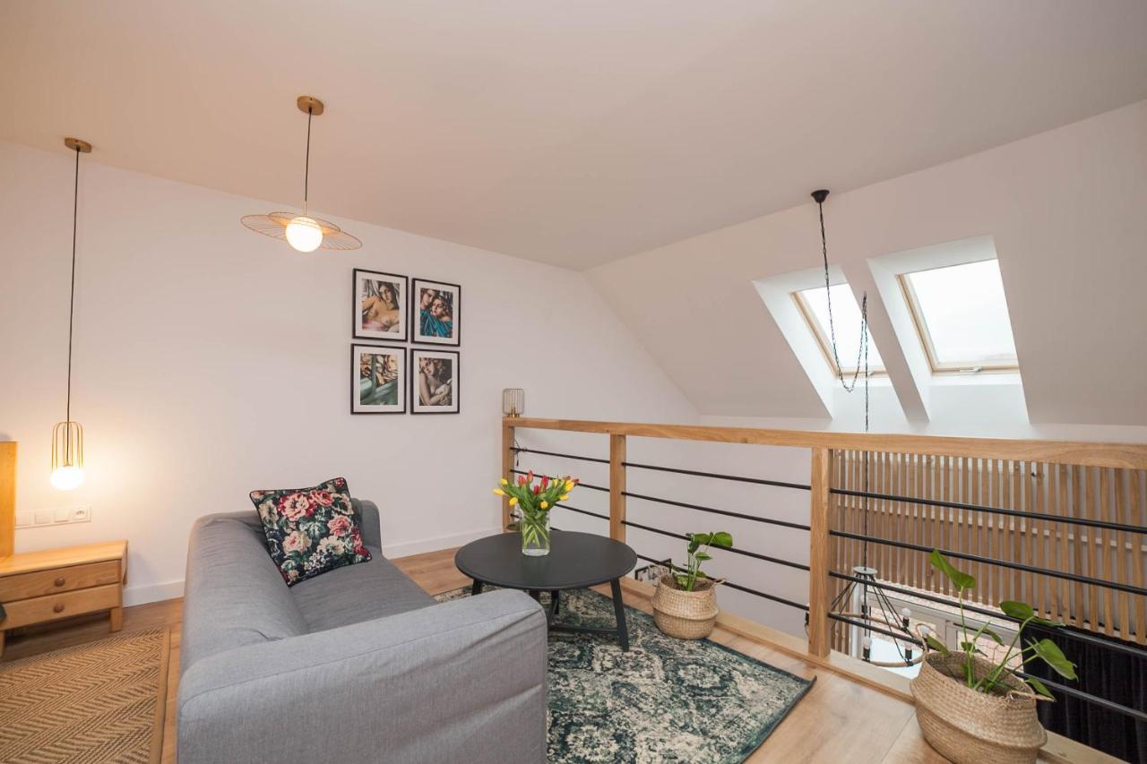 Mragowo Dwupoziomowy Apartament Indygo 85M2 Z Widokiem Na Jezioro Exteriör bild